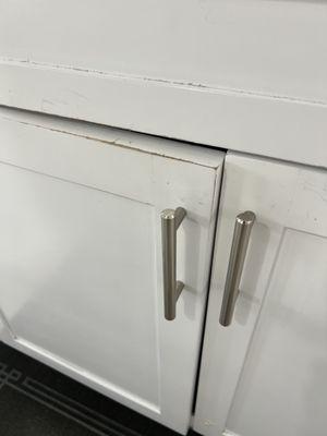 This is what most of the cabinet doors and  drawers look like