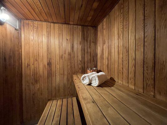 Traditional private sauna room 6