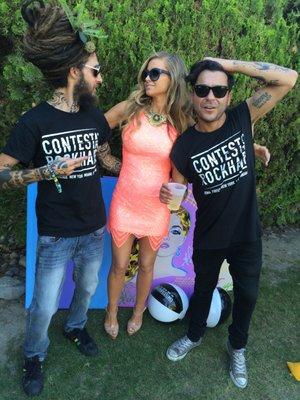 Contesta Rock Hair & Carmen Electra @ Coachella 2015