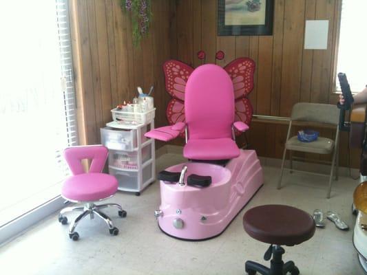 A pedi chair for your little princess!!!