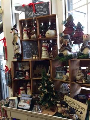 Holiday Display At Randolph Hometown Pharmacy