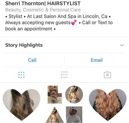 Sherri Thornton is a newer hairstylist in the lincoln area! She is Deva Curl Inspired stylist, loves to do color and special occasion hair!