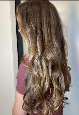 Simple foliage balayage technique