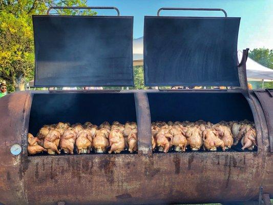 Wine Can Chicken. Yep