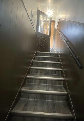 New stairs