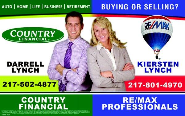 Darrell Lynch - Owner/COUNTRY Financial Kiersten Lynch- Real Estate