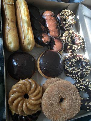 Dozen variety donuts