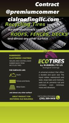 Ecoroof system available at premium commercial roofing. Call for more info. [210]4451087 or [210]2699418.