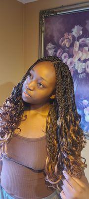 Traditional box braids