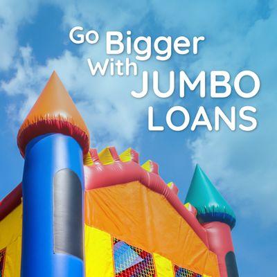 When it comes to your dream home, size matters! Jumbo loans provide financing for larger loan amounts that exceed conventional limits.