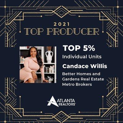 Top 5% of Realtors in Atlanta.