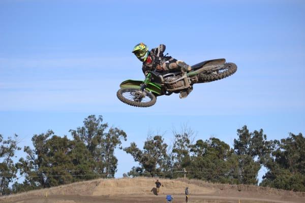 1Up Motorsports rider Jonah Locks at Motopro Graphics Triple Crown 2014