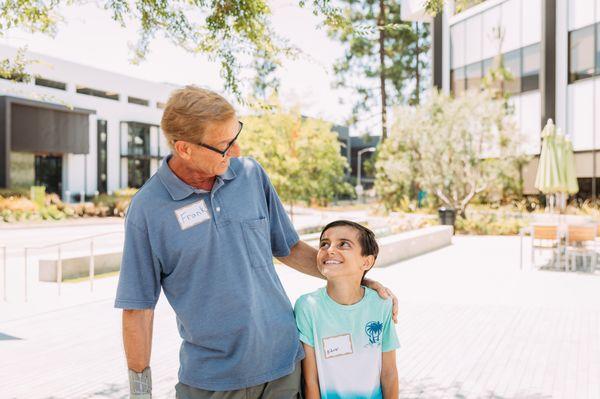 Mentor Frank and Mentee Aiden