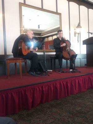 Classic guitar and cello concert