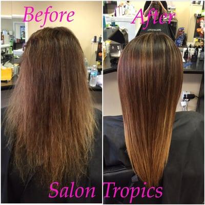 Keratin Complex Straightening Treatment by Jessica Carr