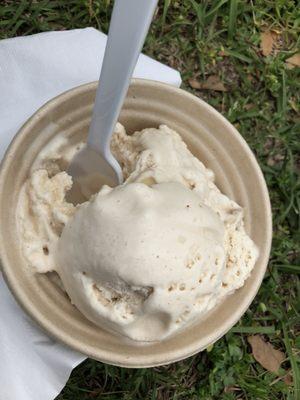 3/24/18. Saturday afternoon. Crawfest! Betty Virginia Park. Sweetport Ice Cream flavour Elvis Has Left The Building! Peanut Butter Banana!