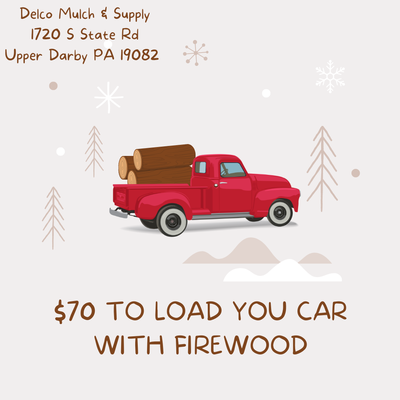 Avoid delivery costs or wait times and pick up your own firewood!