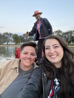 Us and our fabulous gondolier!