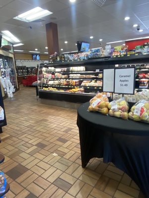 Just a small selection of the many groceries available at this top-notch gas station!