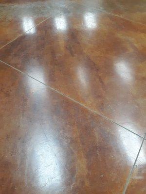 Before Floor Stripping & Waxing in San Antonio, TX