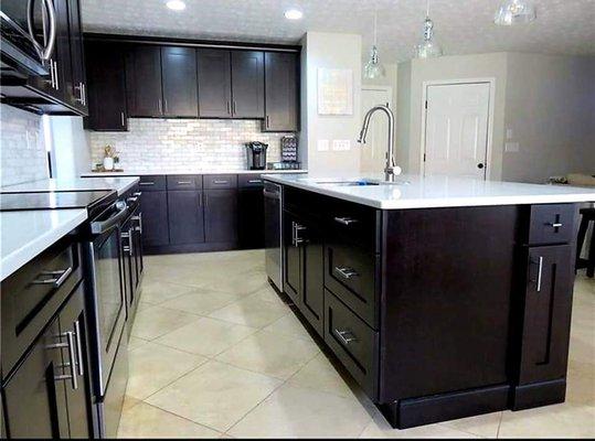 Beautiful kitchen in one of our listings.