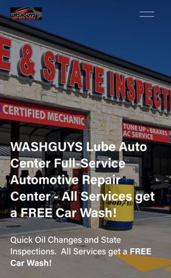 Washguys Lube Auto Center