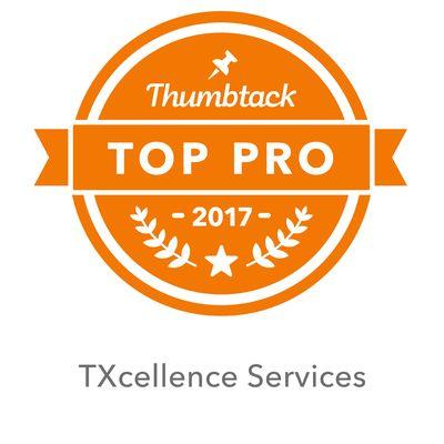 Thumbtack Top Pro less than 4% of Thumbtack professionals are in this catagory