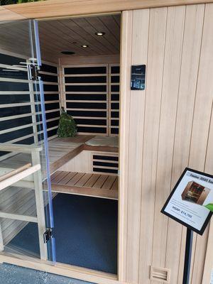 Saunas available for you to try!