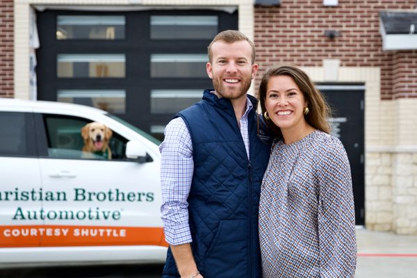 Meet our owners, Nick & Amy Fordyce. We also can not forget the shop dog, Rudder!