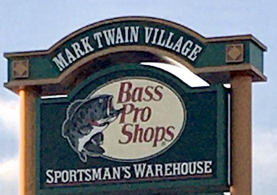 Bass Pro is the largest tenant of Mark Twain Village shopping center.