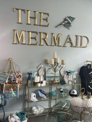 Inside the mermaid beauty and spa laconner wa.  Really cute gifts avail besides facials and other services.