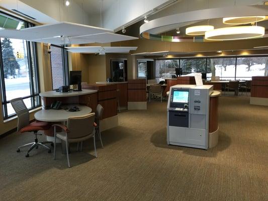 Open-concept experience at Community Choice Credit Union.