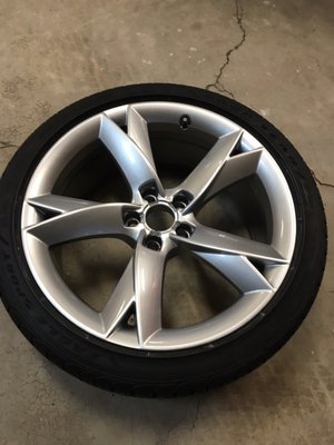 Powder Coated Audi Wheels