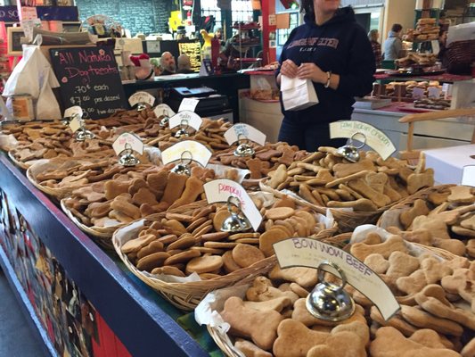 Look at that spread!  Fun flavors for your pup!