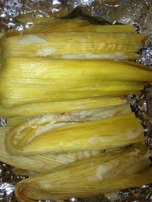 Chicken tamales