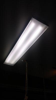 Retro fit from fluorescent tubes to LED tubes with lifetime warranty for my customer Rich