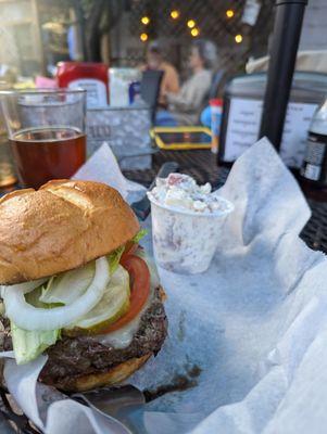 Bison burger