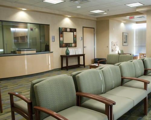 Our comfortable waiting room.