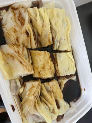 Char Siu Rice Roll