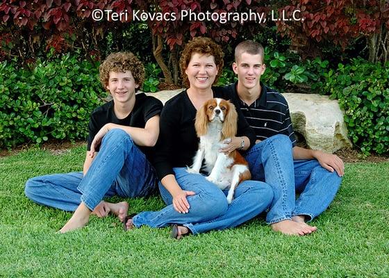 Family portrait in Lighthouse Point, FL