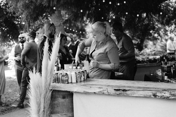 Bartenders setup at Riverbend