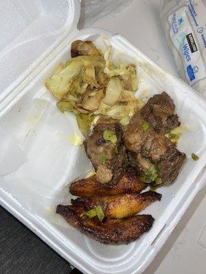 This plate cost me $30 with only 3 oxtails my bf was livid. Overall the jerk chicken was pretty good.