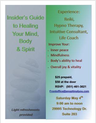 Insiders guide to healing your mind body and spirit