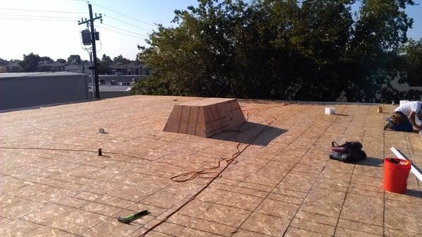 Project - Duplex...first hail-proof project.  We warranty up to 4" hail and 100mph winds for 20 years!