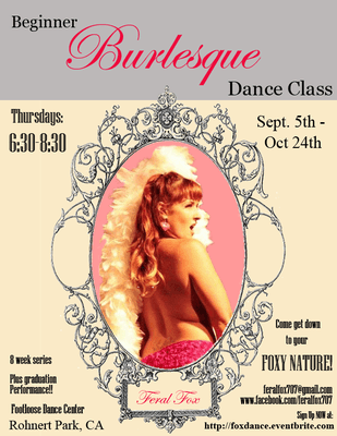 Feral Fox Burlesque Dance Classes