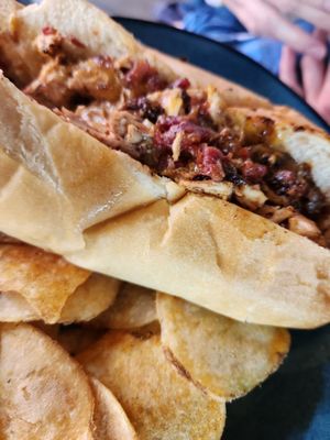 Chicken cheese steak