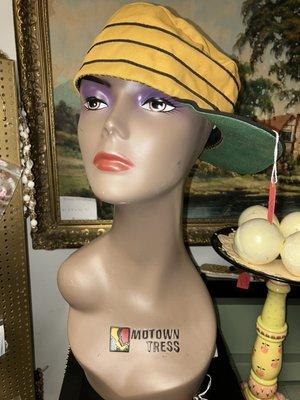 Vintage pirate's hat on a vintage bust