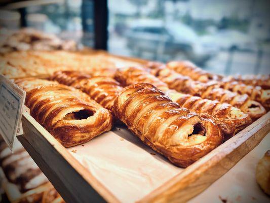 Blueberry cheese pastries.