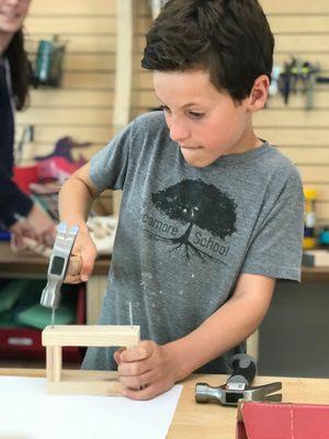 Our Maker Space allows for designing and building. Encouraging students to think with their hands creates meaningful and lasting learning.