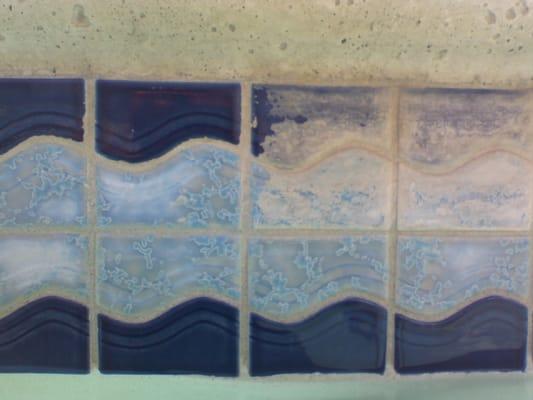 pool tile cleaning